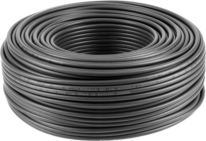 Solarkabel 4mm², H1Z2Z2-K, CPR, bulk, schw., 100m Solarkabel 4mm², H1Z2Z2-K, CPR, bulk, schw., 100m