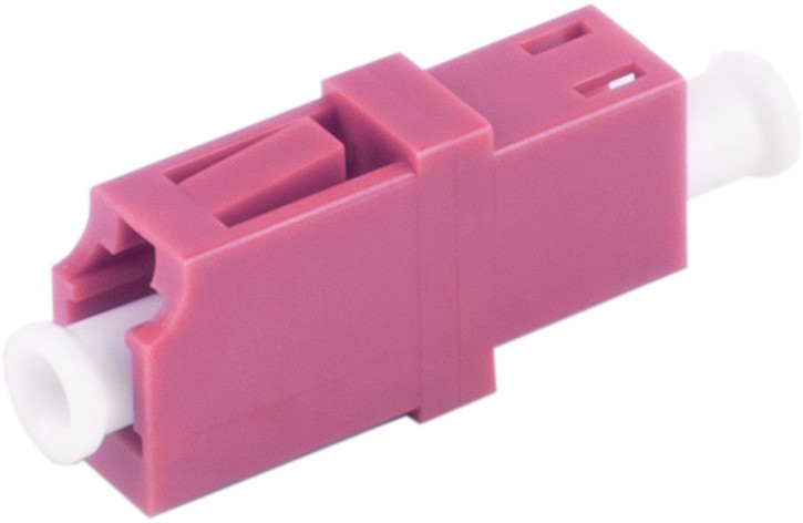 LWL-Verbinder, LC-LC, Simplex, violett