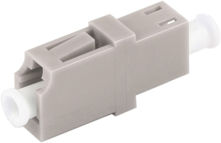 LWL-Verbinder, LC-LC, Simplex, beige