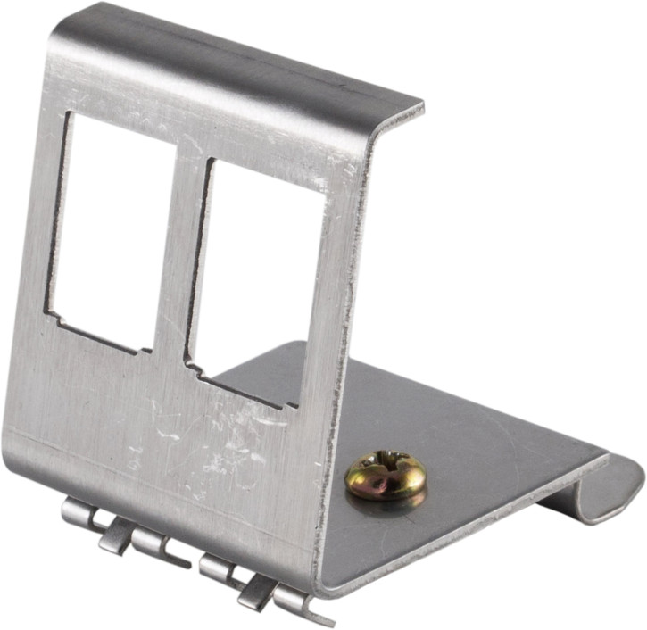 Keystone Halter für Hutschiene, 2-fach, STP