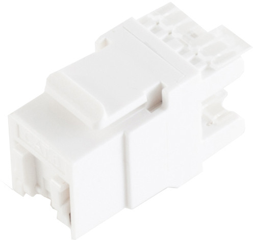 RJ-45 Keystone, Cat. 6, UTP, Staubs., werkzeuglos
