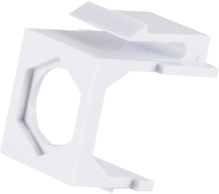 Keystone Leeradapter, sechskant, weiß, 10 Stück
