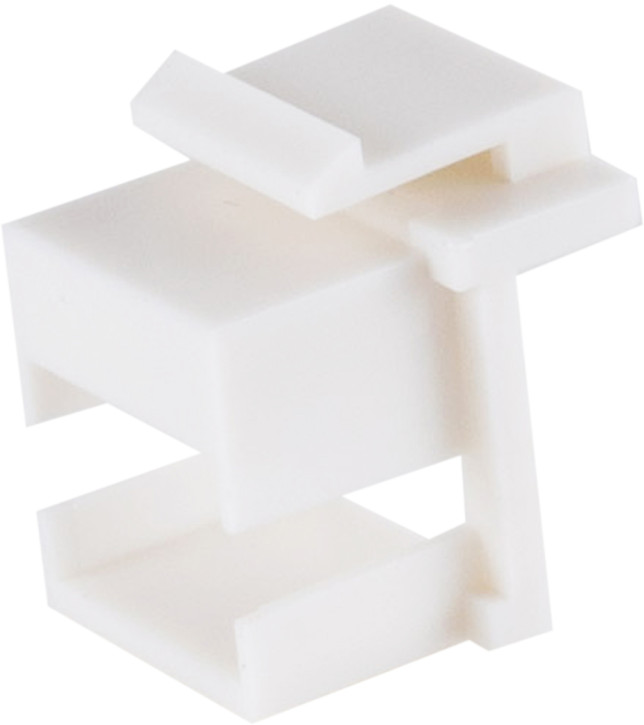 Keystone Leeradapter, rechteck, weiß, 10 Stück