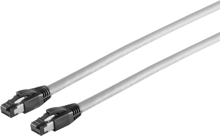 Patchkabel CAT 8.1 S/FTP LSZH grau 0,25m