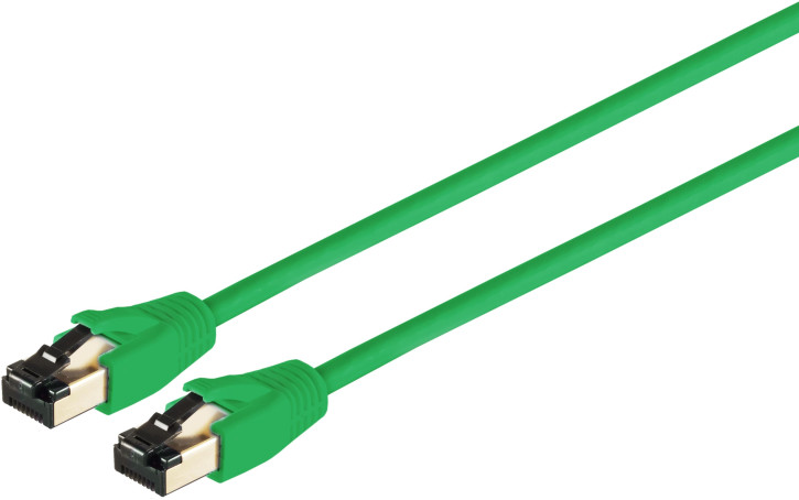 Patchkabel CAT 8.1 F/FTP LSZH grün 0,25m