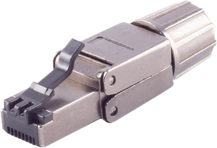RJ-45 Stecker, werkzeuglos, quick, STP, Cat. 6A