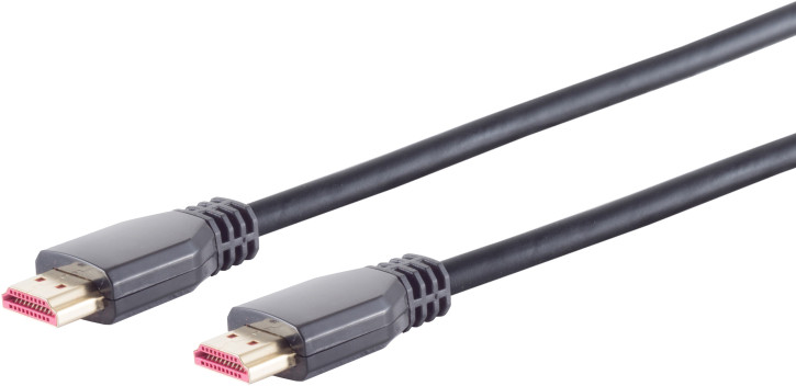 Ultra HDMI Kabel, 8K, ABS, Eco, schwarz, 0,5m