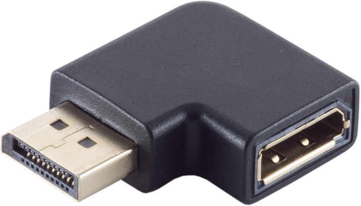 DisplayPort 1.4 Adapter, 90° Winkel rechts, 8K