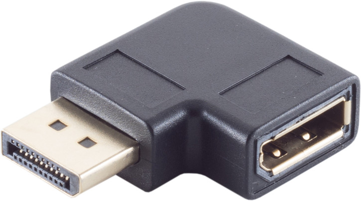 DisplayPort 1.4 Adapter, 90° Winkel links, 8K