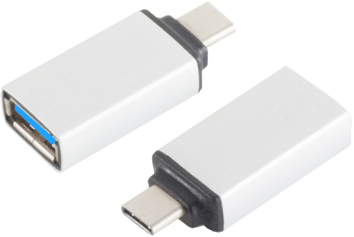 USB-C Adapter, USB-A Buchse, 3.0, Metall