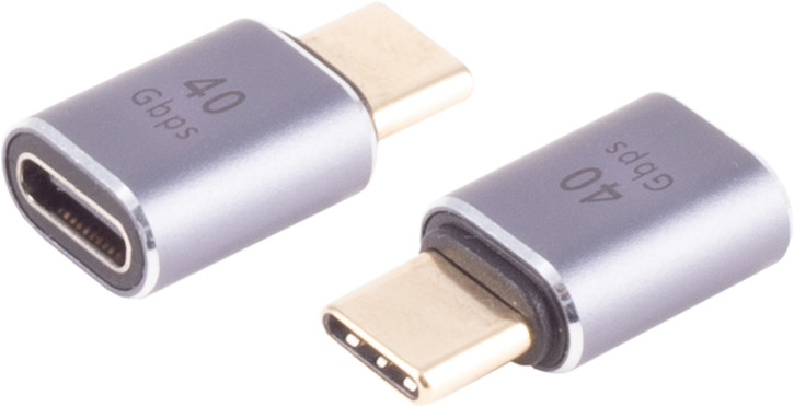 USB-C Adapter, USB-C Buchse, 4.0, Metall