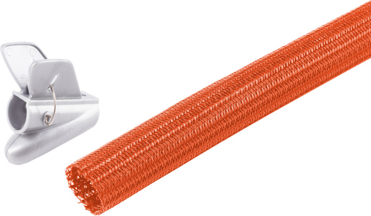 Flex Kabelkanal Set, 25mm, orange, 3,75m