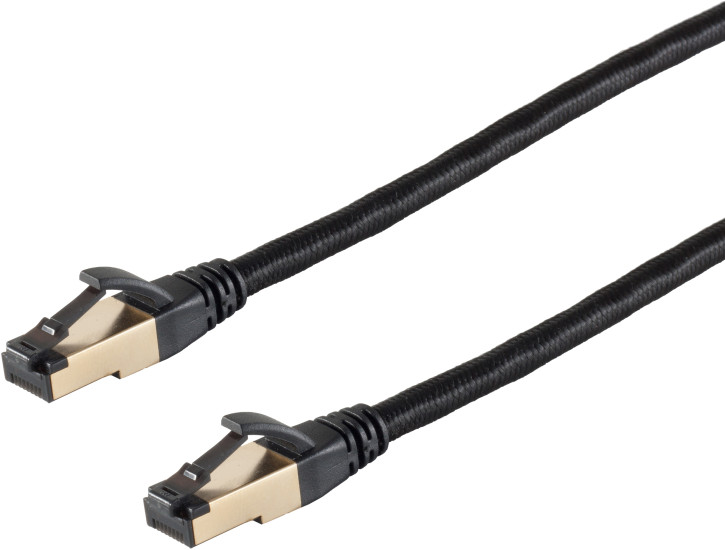 BlackCotton Cat. 6A Patchkabel, 1m