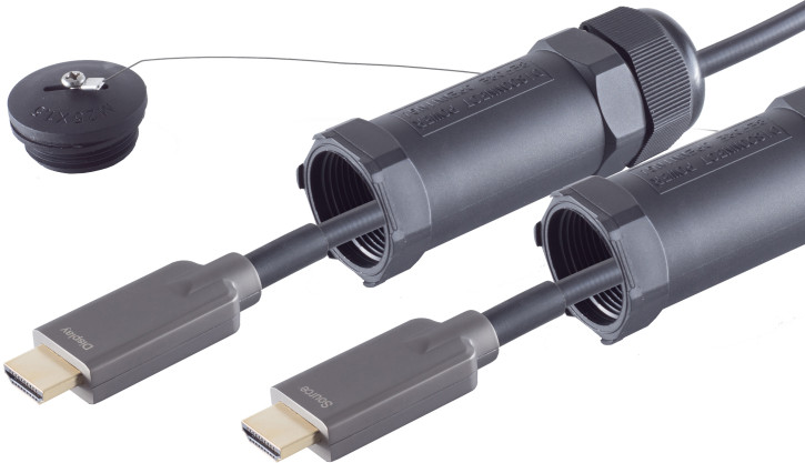 Optisches HDMI Armored Kabel, 4K, 10,0m