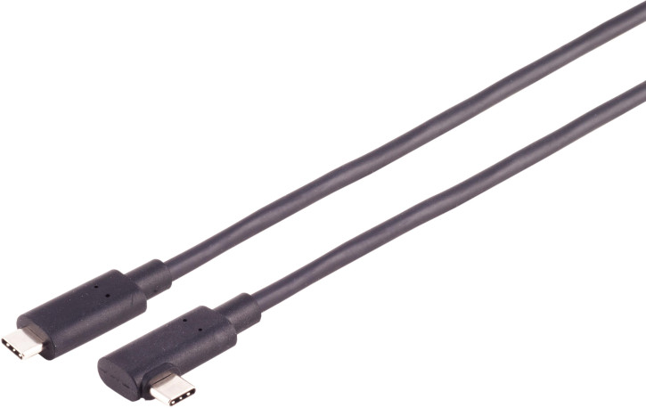 Optisches USB-C Kabel, 3.2, 10Gbps, PD, 90°, 10m Optisches USB-C Kabel, 3.2, 10Gbps, PD, 90°, 10m