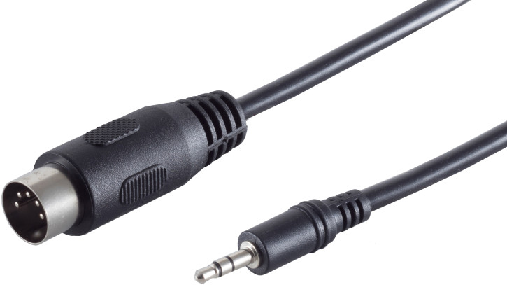 Klinkenst. 3,5mm Stereo - Diodenstecker 5-pol 1,5m