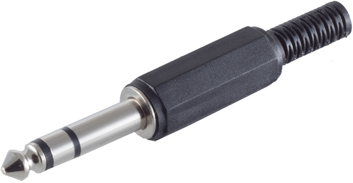 Klinkenstecker Stereo 6,3mm