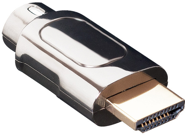 HDMI DIY Crimpstecker, Metall, silber