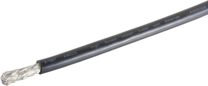 HDMI DIY Installationskabel AWG 26, 100m