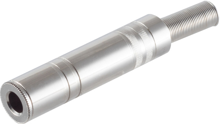 Klinkenkupplung Mono 6,3mm, metall