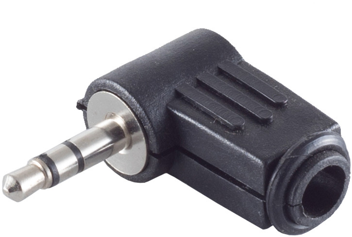 Klinkenstecker Stereo 3,5mm, winkel