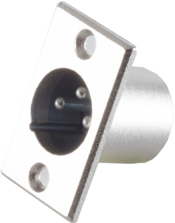 Cannon/XLR-Stecker, Flanscheinbau
