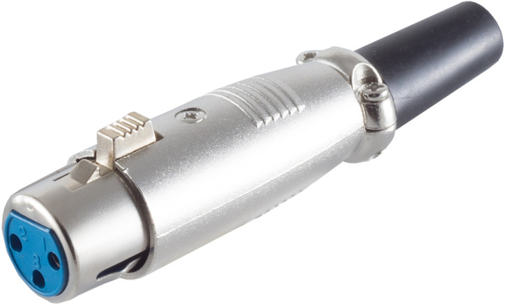 Cannon/XLR-Kupplung mit Zugentlastung