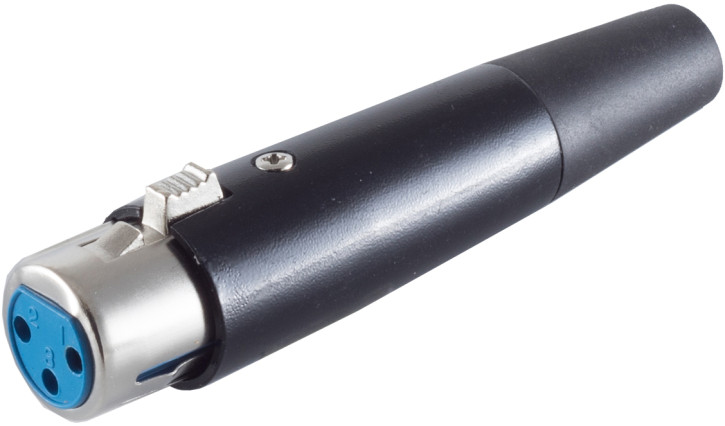 Cannon/XLR-Kupplung, Gehäuse schwarz