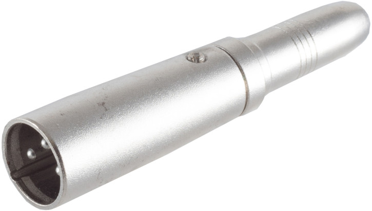 Cannon/XLR-Stecker - Klinkenkupplung 6,3 mm Mono