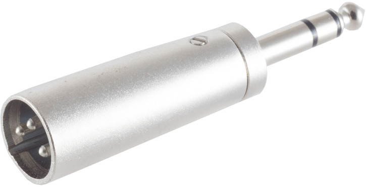 Cannon/XLR-Stecker - Klinkenstecker 6,3 mm Stereo