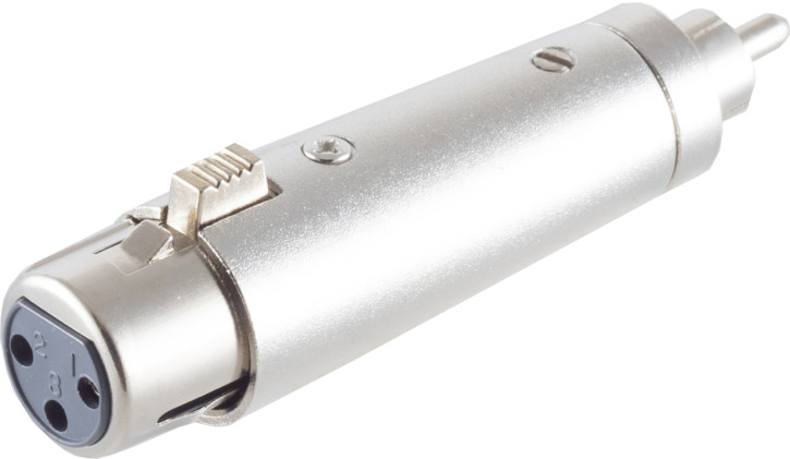 Cannon/XLR-Kupplung - Cinchstecker