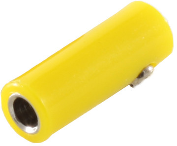 Bananenkupplung, schraubbar, gelb