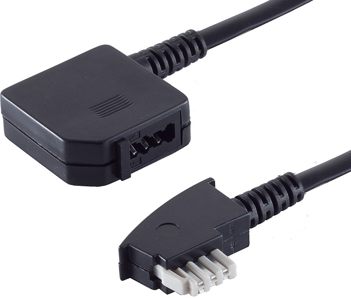 TAE N-Stecker / TAE N-Kupplung 6-adrig 10m