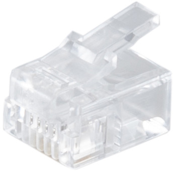 Modular Stecker 6polig 4 Kontakte belegt verg.