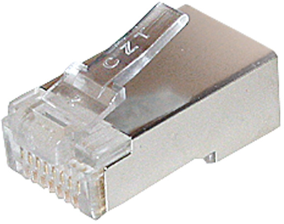 Modular Stecker 8polig geschirmt vergoldet