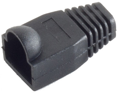 Knickschutztülle für RJ45 Stecker, schwarz