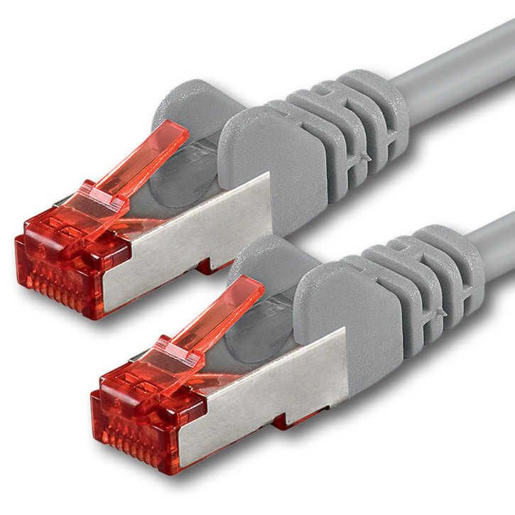 1x 30m - CAT.6 - Netzwerk- Patch- Ethernet- Lan- Kabel RJ45 - Grau - für Switch, Router, Homeoffice 1x 30m - CAT.6 - Netzwerk- Patch- Ethernet- Lan- Kabel RJ45 - Grau - für Switch, Router, Homeoffice