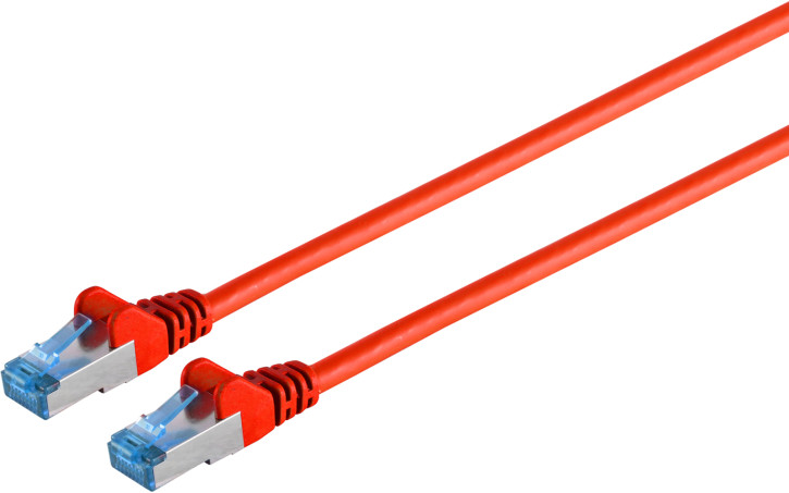 Patchkabel cat6A S/FTP PIMF rot 0,25m