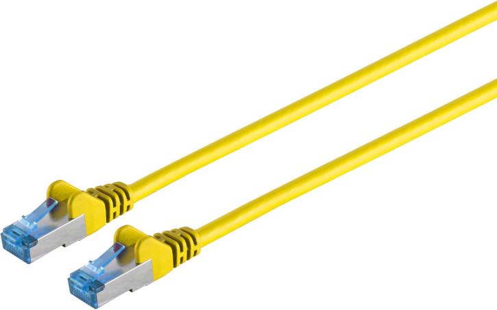 Patchkabel cat6A S/FTP PIMF gelb 0,25m