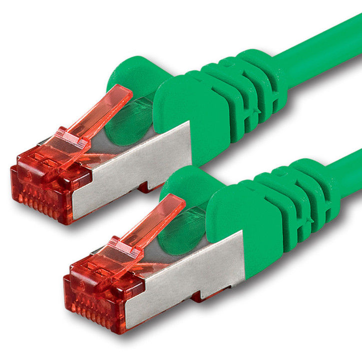 1x 2m - CAT.6 - Netzwerk- Patch- Ethernet- Lan- Kabel RJ45 - Grün - für Switch, Router, Homeoffice 1x 2m - CAT.6 - Netzwerk- Patch- Ethernet- Lan- Kabel RJ45 - Grün - für Switch, Router, Homeoffice