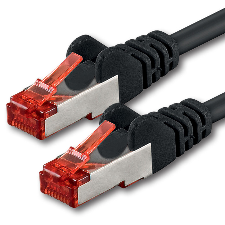 1x 0.5m - CAT.6 - Netzwerk- Patch- Ethernet- Lan- Kabel RJ45 - Schwarz - für Switch, Router, Homeoffice 1x 0.5m - CAT.6 - Netzwerk- Patch- Ethernet- Lan- Kabel RJ45 - Schwarz - für Switch, Router, Homeoffice