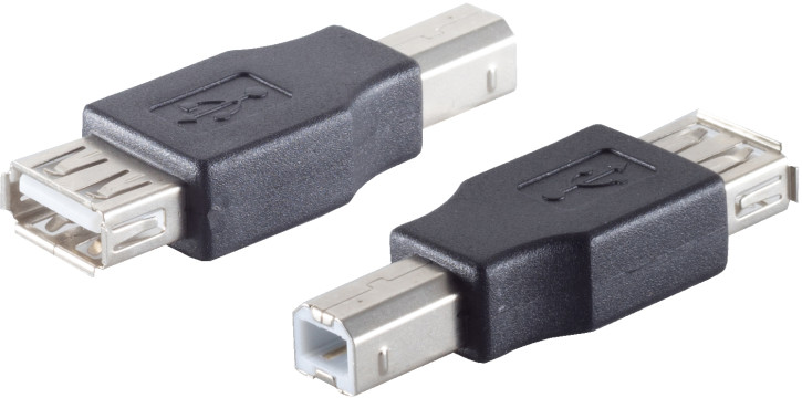 USB-B Adapter, USB-A Buchse, 2.0 USB-B Adapter, USB-A Buchse, 2.0