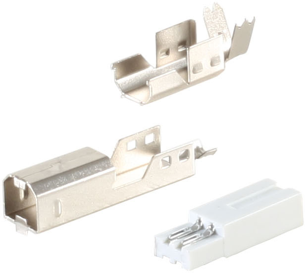 USB-B-Stecker unmontiert