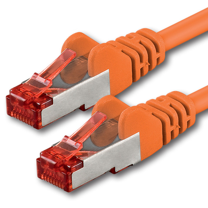 1x 50m - CAT.6 - Netzwerk- Patch- Ethernet- Lan- Kabel RJ45 - Orange - für Switch, Router, Homeoffice 1x 50m - CAT.6 - Netzwerk- Patch- Ethernet- Lan- Kabel RJ45 - Orange - für Switch, Router, Homeoffice