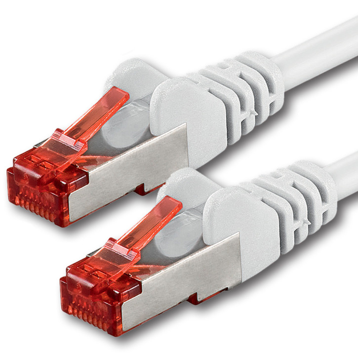 1x 5m - CAT.6 - Netzwerk- Patch- Ethernet- Lan- Kabel RJ45 - Weiß - für Switch, Router, Homeoffice 1x 5m - CAT.6 - Netzwerk- Patch- Ethernet- Lan- Kabel RJ45 - Weiß - für Switch, Router, Homeoffice