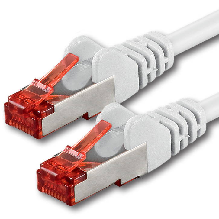1x 50m - CAT.6 - Netzwerk- Patch- Ethernet- Lan- Kabel RJ45 - Weiß - für Switch, Router, Homeoffice 1x 50m - CAT.6 - Netzwerk- Patch- Ethernet- Lan- Kabel RJ45 - Weiß - für Switch, Router, Homeoffice