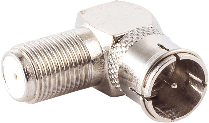 F-Winkeladapter, F-Quick-Stecker / F-Buchse