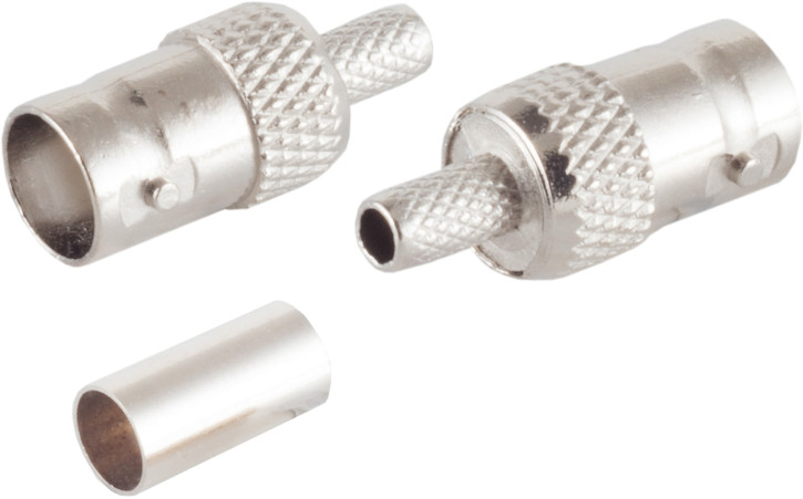 BNC - Kupplung, RG 58 U, crimp