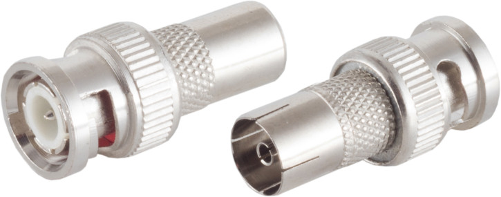 BNC - Stecker auf IEC - Kupplung